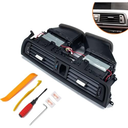 6pcs Durable Front Air Vent Grille Center Dashboard Center Air Conditioning Grilles for BMw 535i 2010-2016 - 523i- 2010-2016