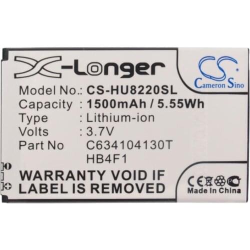 Cameron Sino 1500mah battery for HUAWEI A100 A103 A105 A109 A113 A115 A201 A520 Ascend G306T C8600 CHT8000 ideos U8800H ideos X5