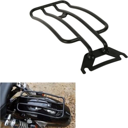 Motorcycle Solo Seat Luggage Rack For Harley Touring Road King Electra Glide Classic FLHR FLHTC FLTR FLHX 1997-2020