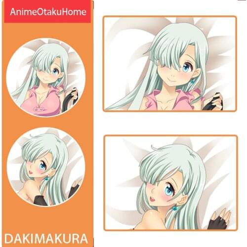 Anime Manga The Seven Deadly Sins Elizabeth Liones Throw Pillow Cover Hugging Pillowcase Otaku Bedding Dakimakura Pillow Case