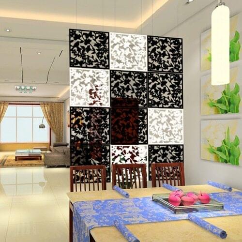 Screen for the room Brief hanging screen personalized screen entranceway wall stickers grilles fashion home partition 8pcs/lot