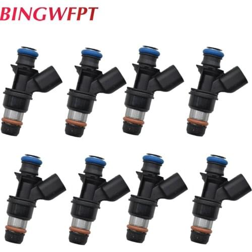 8PCS 12580681 fuel injectors for Chevrolet SSR Trailblazer Avalanche Silverado 1500 Suburban 1500 Tahoe 4.8L 5.3L 6.0L V8