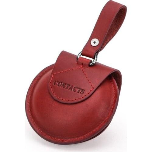 Genuine leather Korean fashion trend ladies coin purse mini convenient earphone data cable storage bag