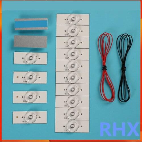 FOR Skyworth TCL Haier with Optical Lens Fliter for 32-65 inch LED TV Repair aluminium 100%new LCD TV backlight bar 6V
