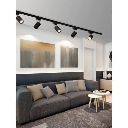 Minimalist track spotlight ceiling light household cloakroom surface mounted downlight living room small spotlight