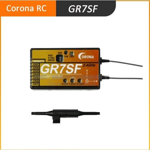 CORONA GR7SF 2.4GHz S-FHSS receiver Compatible with FUTABA S-FHSS such as T6J T8J T10T T14SG