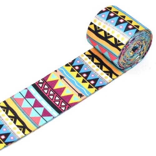Bag Belts Woven Ribbons Webbing Belt - 1.5"Grosgrain Ribbon Colorful Knit Tape Ribbon for Bag Craft Accessories Textile Sewing