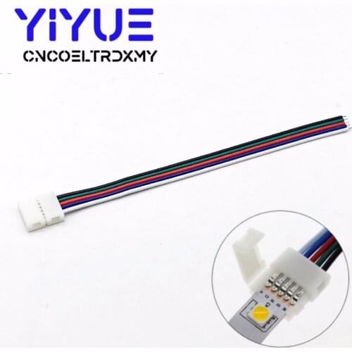 RGBW LED Strip Connector 5pin 10mm Free Welding Connector 5pcs/lot