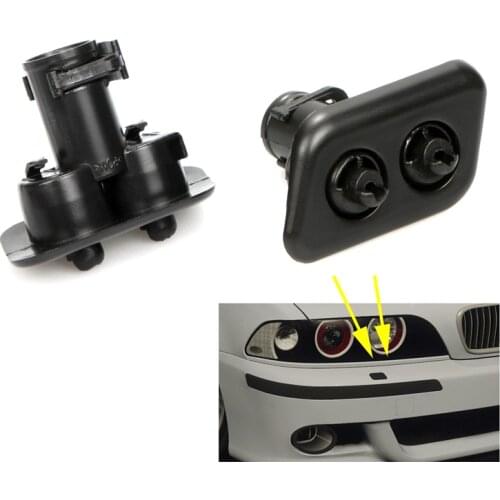 1 Pair Left & Right Car Headlight Water Spray Washer Nozzle For BMW 5 Series E39 520i 520d 523i 540iP 525d 525i 525tds 528i 530d