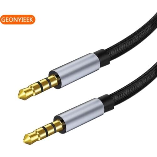 3.5mm Jack Audio Cable Jack 3.5 mm Male to Male Audio Aux Cable For Sony Samsung S10 Car Headphone Speaker 5 meters Wire Line