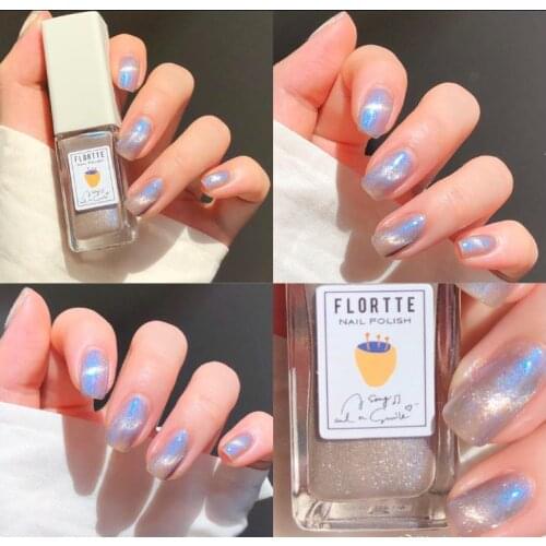FLORTTE Cat Eye Series Effect Color Nail Polish Free Baking Quick-Drying Long-Lasting Non-Tearable Healthy Nail Polish