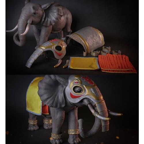 HENG TOYS 1/6 Persian Empire War Elephant Model PE-009 Animal Statue Scene Accessories Props Fit 12'' Soldier Action Figure