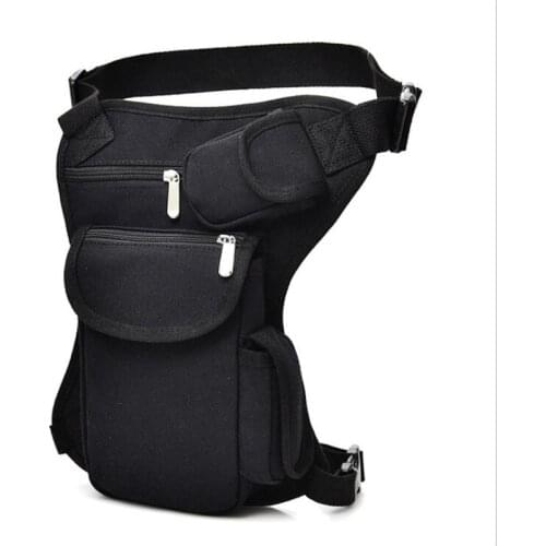 Men Canvas Drop Leg Bag Waist Fanny Pack Belt Hip Bum Military travel Multi-purpose Messenger Purse Pouch Thigh Fanny Bags
