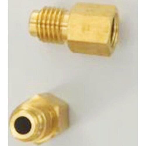 2PCS R12 To R134a R134a To R12 Adapter Kit 1/4 Female Flare 1/2 Acme Male ACME Valve System Refrigerant