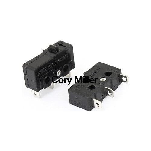 KW12 Button Miniature Micro Switch Black