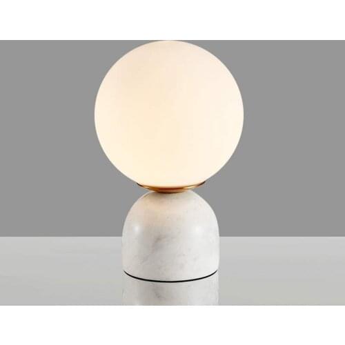 Marble Desk Lamp Northern Europe Modern Concise A Living Room Bedroom Bedside Study Glass Decoration Lamps And Lanterns