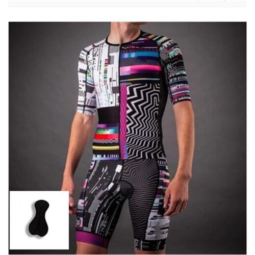 Mens Professional Triathlon Jumpsuit Clothing wholesale cycling jersey Suit, men Breathable Triathlon Bike Road Sport Clothes