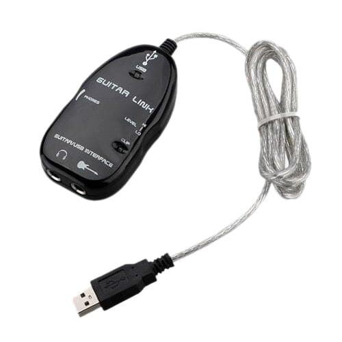 Good deal Guitar to USB Interface Link Cable Adapter MAC/PC Recording CD