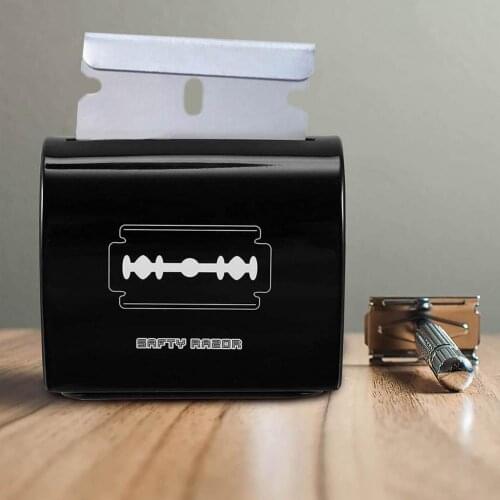 Portable Blade Disposal Case Razor Cutter Storage Case Replacement Razor Cutter Container Shaving Blade Cutter Safe Storage Box