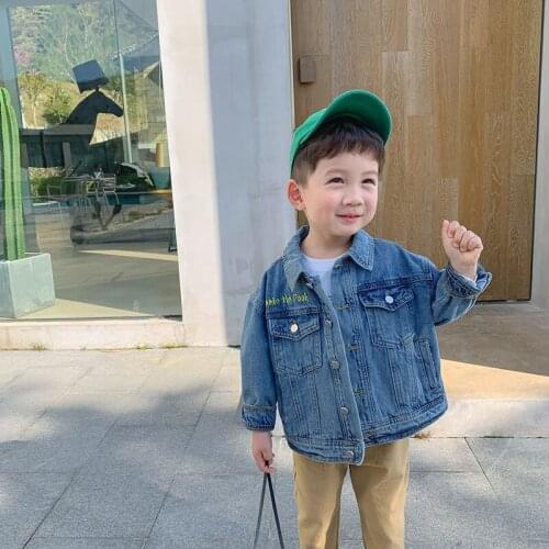 Simple Spring Autumn Coat Outerwear Top Children Clothes Kids Costume Teenage Gift Plus Size Boy Clothing High Quality