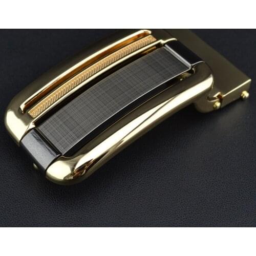New Genuine Men Belt Head Belt Buckle Leisure Belt Head Business Accessories Buckle Width 3.5CM luxury fashion holographic punk