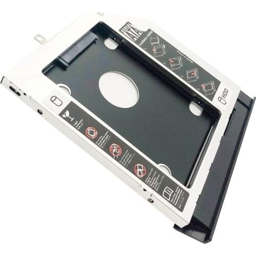 SATA 2nd Hard Drive SSD HDD Module Caddy Adapter for Lenovo Ideapad V510-14IKB E42-80 With Bezel and Bracket