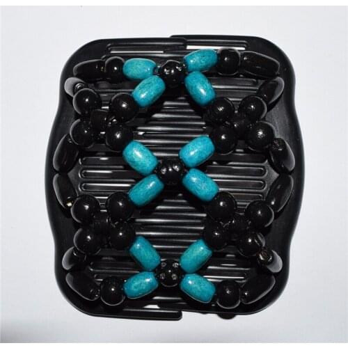Standard comb black and blue beads 20pcs/lot magic comb