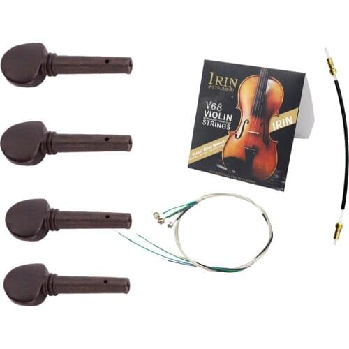 Finest Violin Strings Tuning Pegs End Rope Set Violin Accessries for Violinist