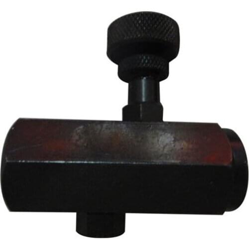 1pcs Tubular Throttle Valve One-way 1/4" 3/8" 1/2" 3/4" PT Flow Control Valve Black