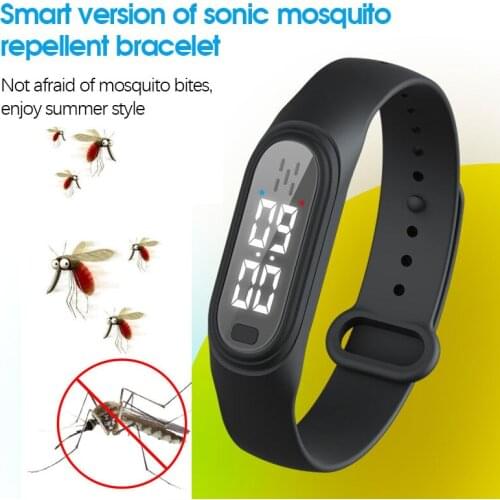 1PC Mosquito Repellent Bracelet Mosquito Killer Silicone Wristband Summer USB Adult Kids Insect Killer Band Anti-mosquito Pest