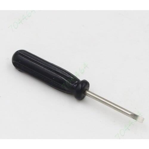 100pcs /lot 45mm x 2mm Micro Flat Slotted Word Screwdriver Set For MobilePhone HDD PC Laptop Repair Black color