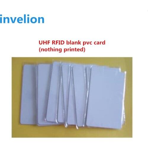 1000pcs/lot 860MHz-960MHz ISO180006C&EPC Gen2 UHF RFID long range PVC smart Card tag use for Vehicle and personnel management