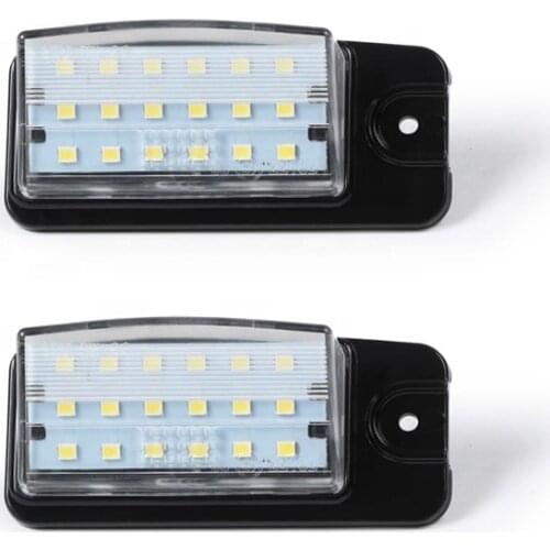 2Pcs LED License Plate Light For Nissan Murano Altima Maxima Pathfinder Rogue X-Trail T32 For Infiniti EX25 EX35 FX35 FX37 QX70
