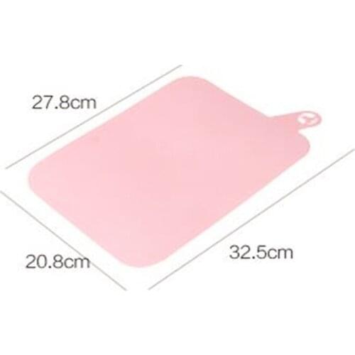 2017 Classification plastic chopping board fruit plate board The kitchen non-slip small chopping block cutting board 3pcs/set
