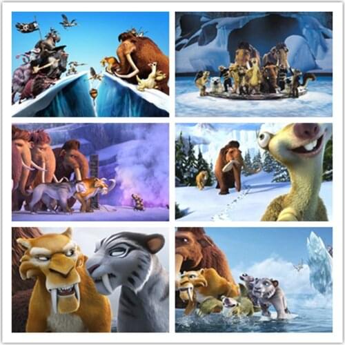 Disney Classic Anime Ice Age Diamond Painting Cross Stitch Rhinestone Mosaic Home Decoration Gift