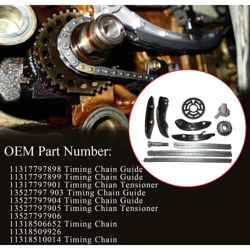AP03 Timing Chain Kit For BMW 318d 320d E90 E91 E92 E93 N47 518-535d 1.8 / 2.0 Diesel Engine 13527797903 11318510014