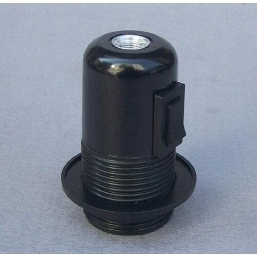 E27 Screw switch lamp Base black table lamp floor light chandelier Socket x10