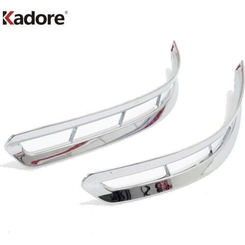 For KIA Optima K5 2011 2012 ABS Chrome Rear Fog Light Cover Trim Tail Foglight Frame Trims Car Styling Accessories 2pcs