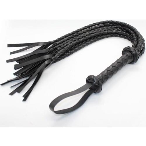 Hot Sale Black Pu Leather Riding Crop Bdsm Bondage Many Lines Whip Top Fashion Sexy Whips Sex Products,Sex Toys For Couples