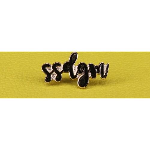 My favorite murder stay sexy don't get murdered enamel pin SSDGM brooch Murderino gift