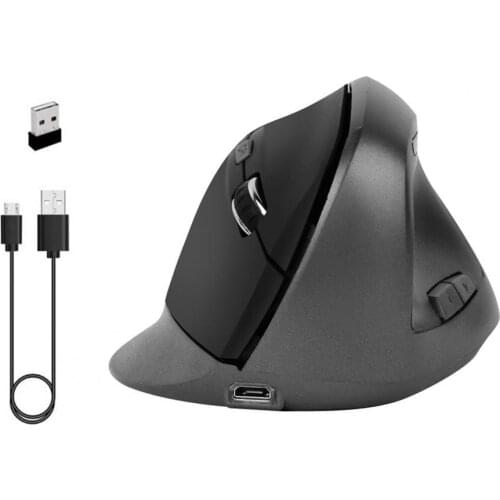 Gaming Mouse Wireless 2.4GHz Vertical Portable Wireless Mouse for Office Ergonomic Long service life