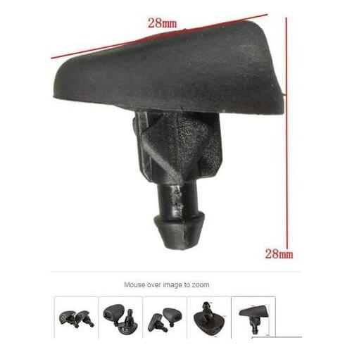 Pair Front Windscreen Water Mist Washer Nozzle Spray Jet For Peugeot 207 306 307