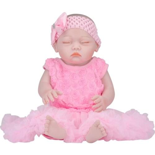 52CM Full Body Silicone Reborn Dolls Baby Girl Dolls for Children Gift,Real Dolls Newborn Baby Toys Juguetes