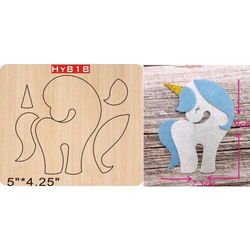 Unicorn cutting dies 2019 die cut & wooden dies Suitable for common die cutting machines on the market