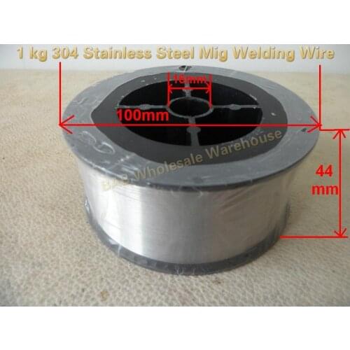 1 Roll 1kg 0.035" ER304 Stainless Steel Mig Welding Wire used for the household/manual handle welding machine