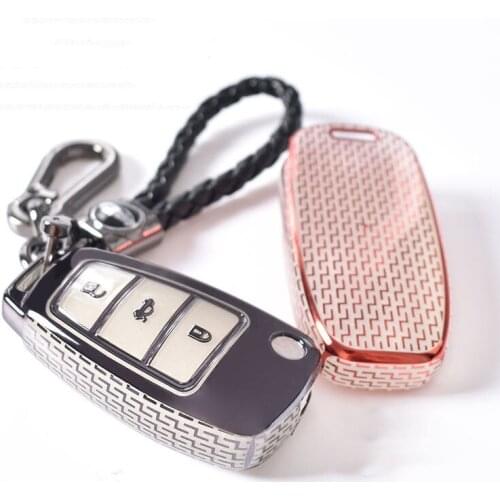 TPU Rubber Car Remote Key Fob Shell Cover Case For Audi A1 A3 A5 A4 B7 B6 B8 A6 C5 C6 C7 Q3 Q5 Q7 R8 A4L TT RS5 RS6 S6 S7 S8