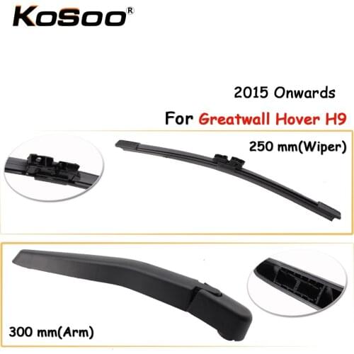 KOSOO Auto Rear Wiper Blade For Great Wall Hover H9,250mm 2015 Onwards Rear Windshield Wiper Blades Arm Car Accessories Styling