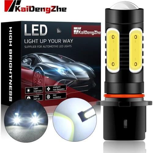 2PCS Car P13W LED COB Fog Lamp Daytime Running Light Bulb Turning Parking Bulb 12V Auto 6000K White Car Accessories