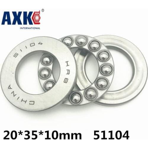 Free Shipping 51104 Thrust Bearing 20x35x10 Mm ( 6 Pcs ) Axial 51104 Thrust Ball Bearings 8104