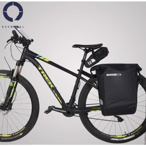 Roswheel Dry Series Full Waterproof Bike Bicycle Cycling Saddle Pannier Rear Seat Handlebar Bag Trunk Phone Case Holder